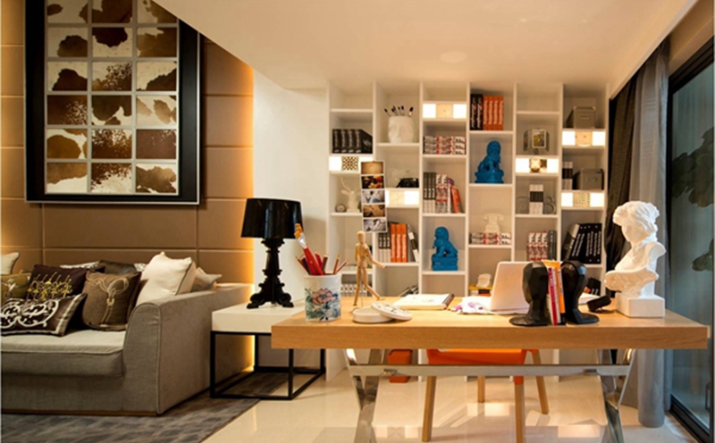 書房燈光布置要點(diǎn)，星空梵高