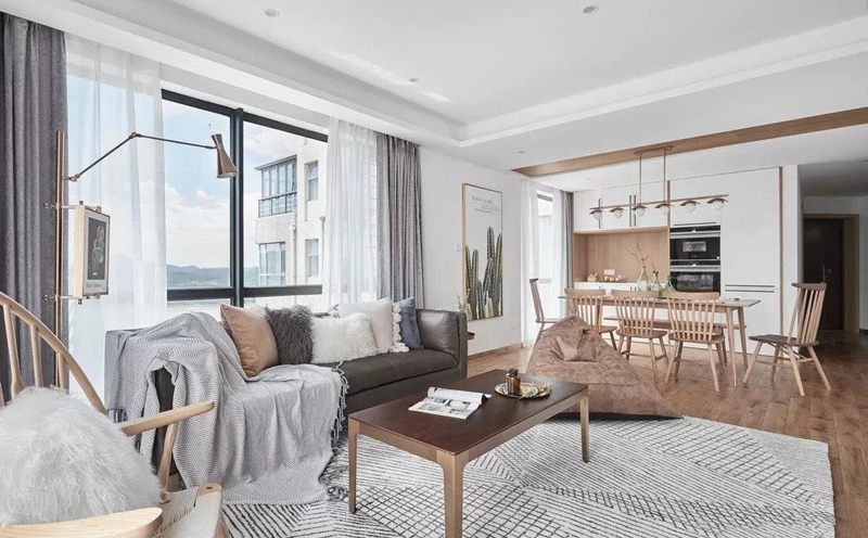 原木風全屋定制家居，星空梵高全屋定制