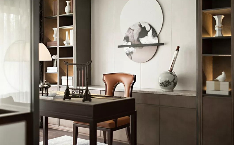 輕奢·新中式風格全屋定制，星空梵高全屋定制