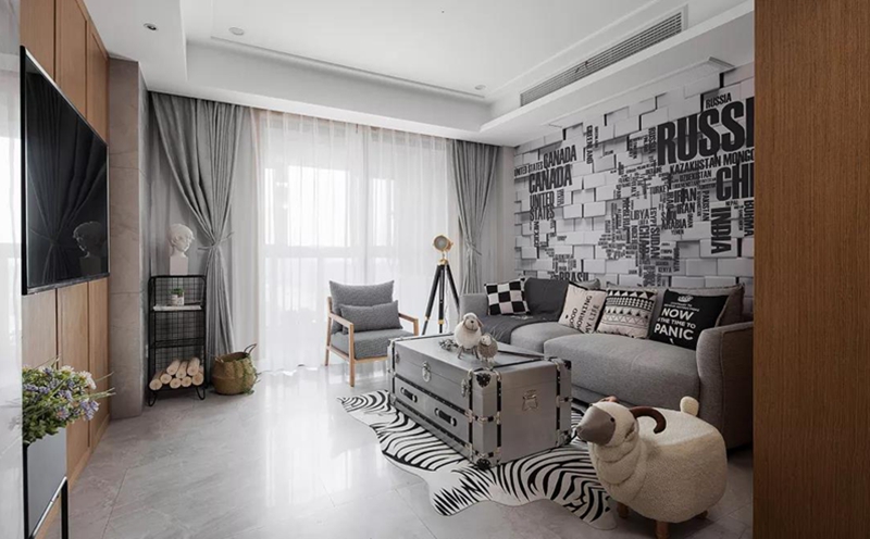 北歐風格全屋定制，星空梵高全屋定制